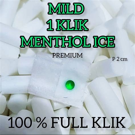 50g Busa Filter Klik Menthol Ice Isi 1 Ukuran Mild Lazada Indonesia