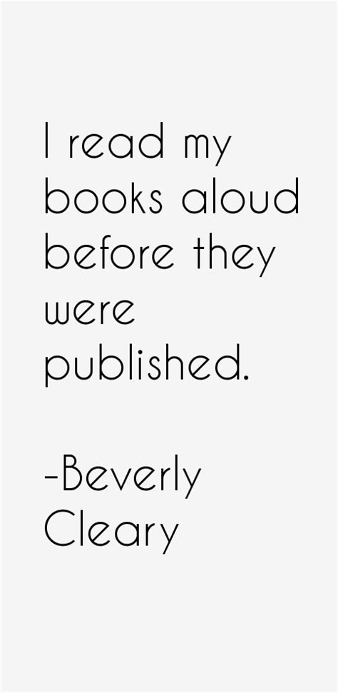 Beverly Cleary Quotes & Sayings