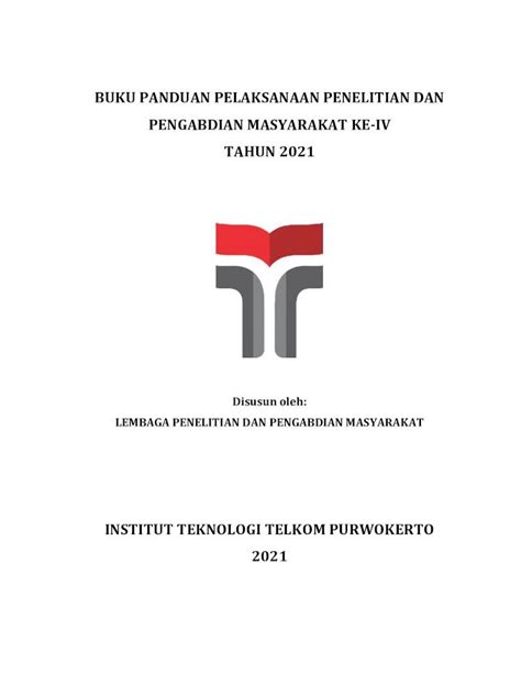 Pdf Buku Panduan Pelaksanaan Penelitian Dan Pengabdian