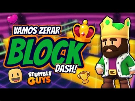 Vem Zerar Block Dash No Stumble Guys Youtube