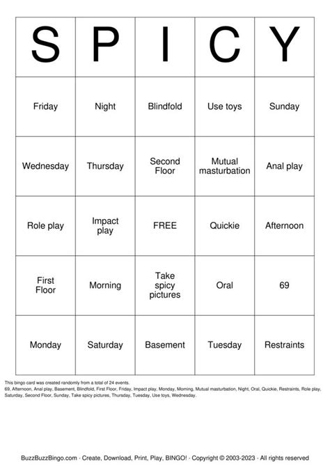 I Turned Sex Into A BINGO Game Sex Tips Talk Lovehoney Forum