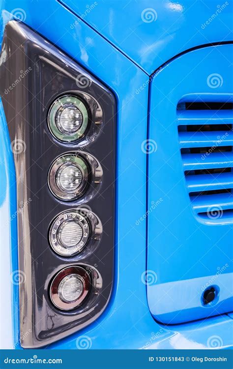 Rear Parking Lights of a Car, Bus or Truck Stock Image - Image of auto ...