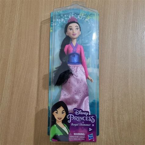 DISNEY PRINCESS MULAN Royal Shimmer Doll Sparkle Dress Outfit Toy 12