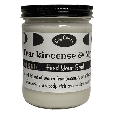 Frankincense And Myrrh 16oz Handmade Soy Wax Candle