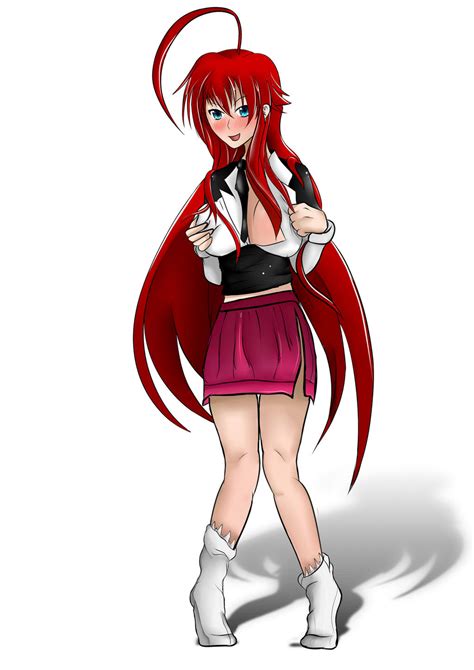 Rias gremory fan art whit speed drawing by TheKingOfHarem on DeviantArt