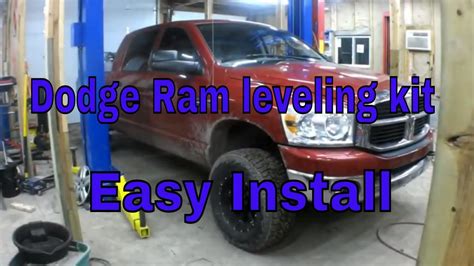 Dodge Ram 2500 3500 Leveling Kit Install Youtube