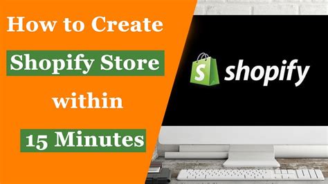 How To Create Your Own Shopify Store Within Minutes Youtube