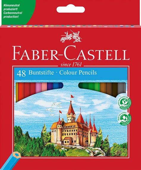 Faber Castell 120148 Set de crayons de couleur Castle 48 pièces