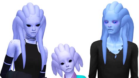 Sims 4 Alien Hair CC