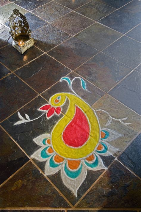 Entertaining From An Ethnic Indian Kitchen Rangoli