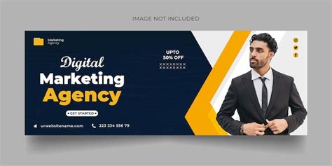 Premium Vector Vector Digital Marketing Agency Social Media Facebook Cover And Web Banner