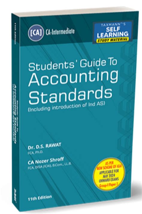CA INTER STUDENT GUIDE TO ACCOUNTING STANDARDS(for May 2024) BY DS