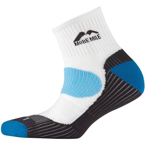 Buy More Mile London Cushioned Running Socks Running Whiteblue