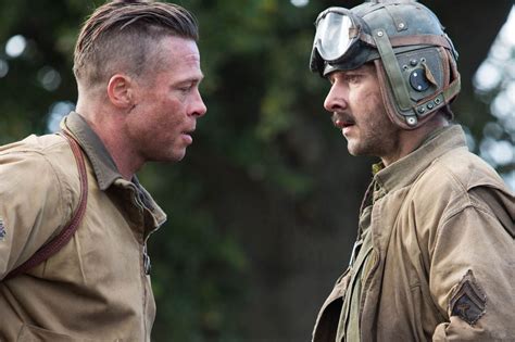 Brad Pitt leads a WWII tank crew in 'Fury'