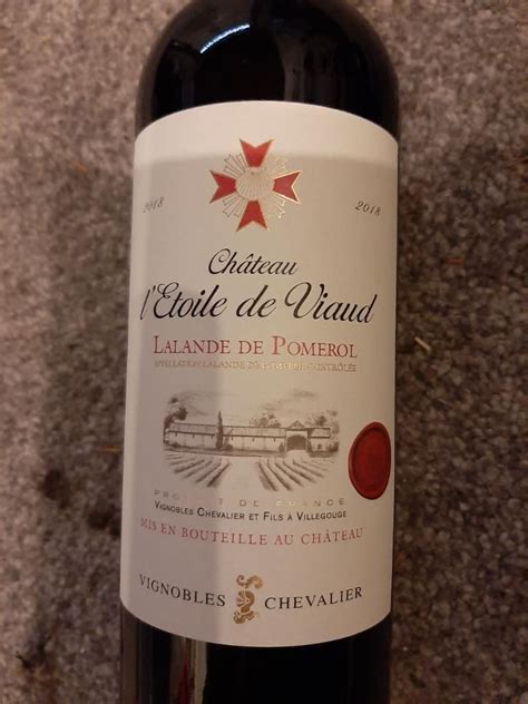 2018 Château L Etoile de Viaud France Bordeaux Libournais Lalande