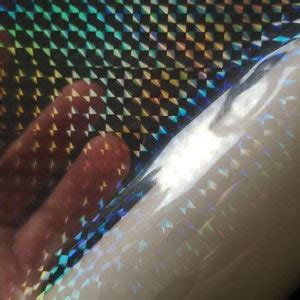 Prism A Holographic Overlay Sticker Self Adhesive Transparent Film