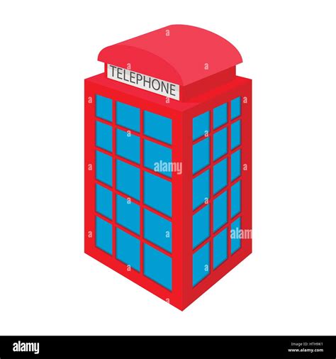 English Style Telephone Booth Stock Vector Images Alamy