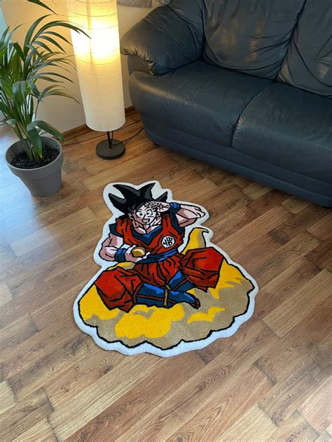 Custom Handmade Tufted Anime Character Rug Etsy