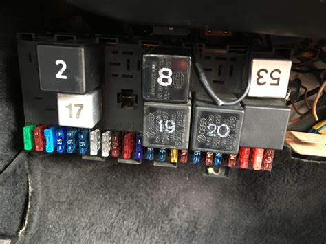 Golf 1 Fuse Box Diagram