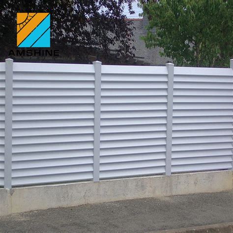 Decorative Powder Coated Diy Slats Privacy Metal Aluminum Wall Fence