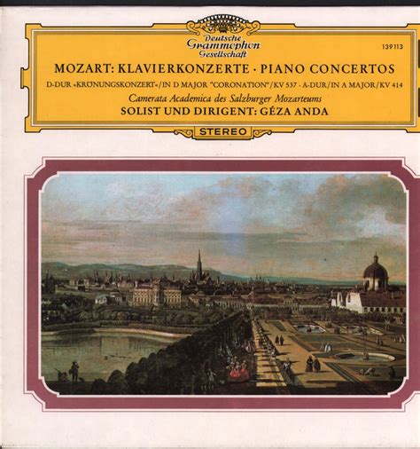 Mozart The Piano Concertos Geza Anda Lp箱入りセット 売り手