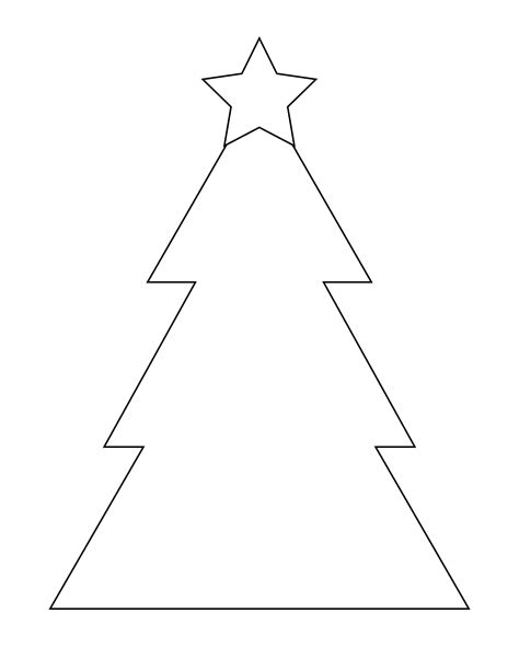 Free Printable Christmas Tree Template Hartman