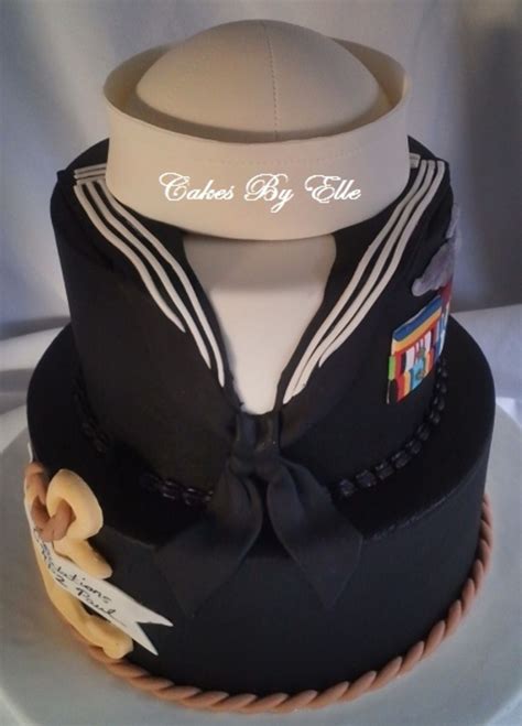 Navy Theme Cake - CakeCentral.com