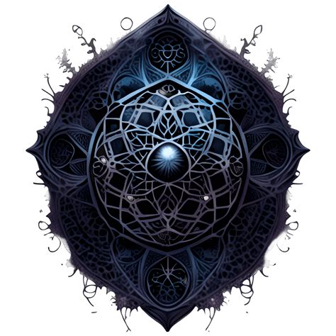 Victorian Gothic Dark Mandala Sacred Geometry · Creative Fabrica