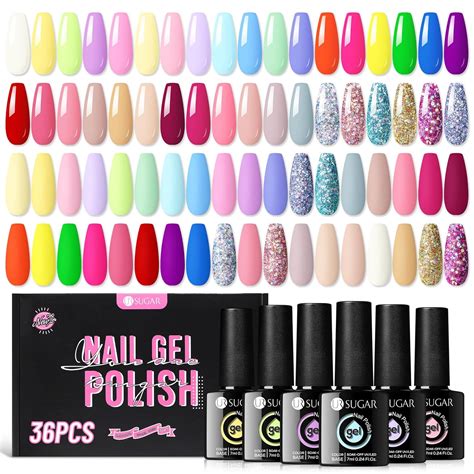 Ur Sugar Uv Nagellack Set St Ck Nagellack Gel Nagellacks Neon Macaroon Pastell Farbgel Nude