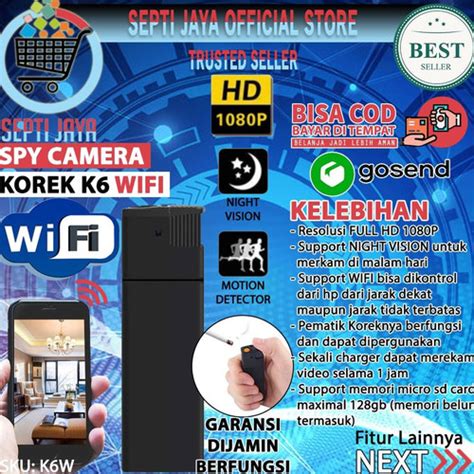 Jual Spy Cam Kamera Korek Api Elektrik K Wifi Full Hd P K Hidden