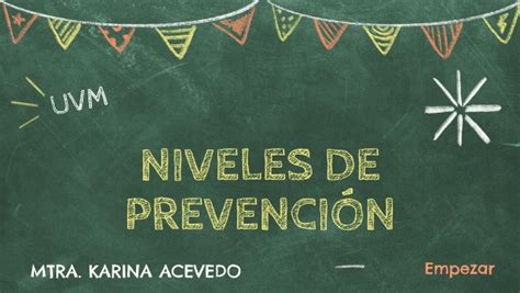 NIVELES DE PREVENCION