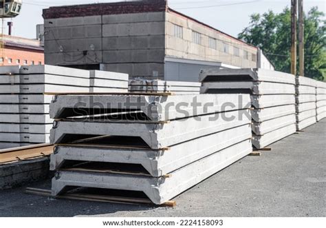 Reinforced Concrete Slabs Industrial Buildings Stock Photo 2224158093 ...