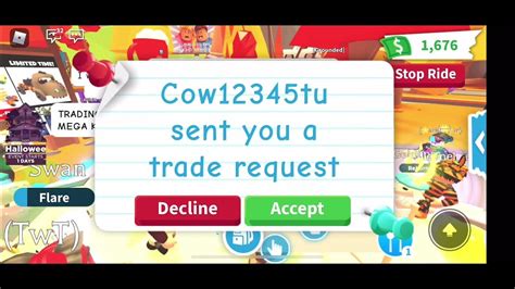 Trading Neon Zombie Buffalo Adopt Me Roblox Youtube