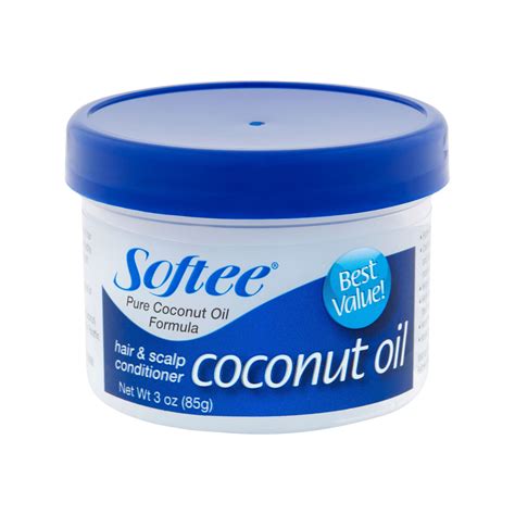 Softee Hair And Scalp Conditioner Coconut Oil 3 Oz