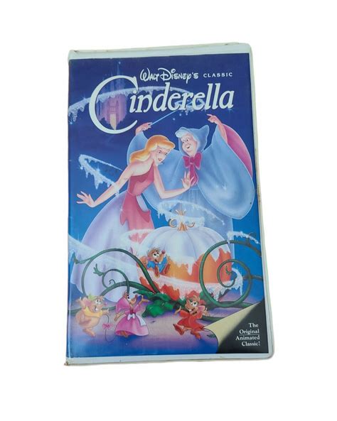 Cinderella Walt Disney Classic VHS 1988 Black Diamond Vintage Values