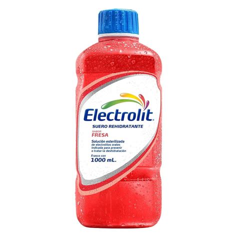 Suero Rehidratante Electrolit Sabor Fresa 1000 Ml Walmart