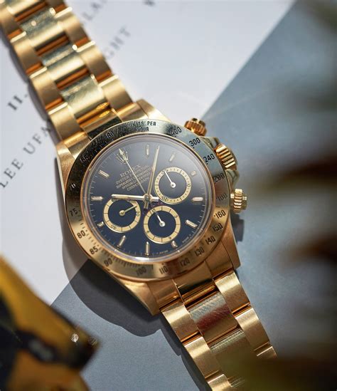 Rolex "Zenith" Daytona 16528 | Buy vintage gold Rolex Daytona watch – A ...