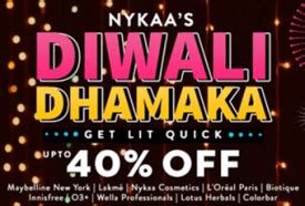 Nykaa Diwali Dhamaka Sale Offers Off On Beauty Products