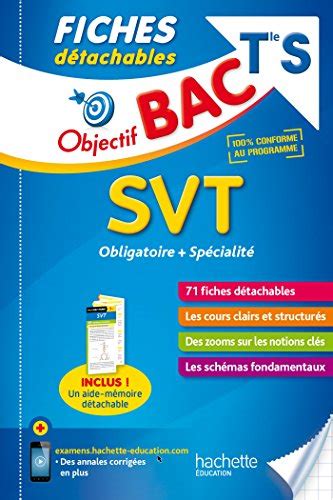 Objectif Bac Fiches détachables SVT Term S Desormes Hervé Couteleau