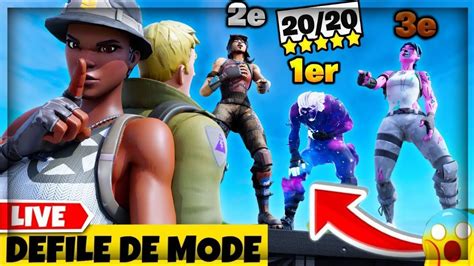 Live Fortnite Fr J Offre La Boutiques A Gagner Defiler De Mode Concours