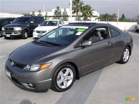 Galaxy Gray Metallic 2007 Honda Civic EX Coupe Exterior Photo 41519629