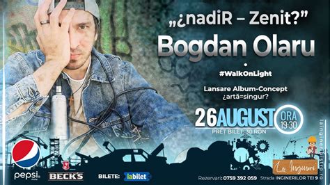 Bilete Concert Bogdan Olaru La Ingineri Bistro Aug Ora