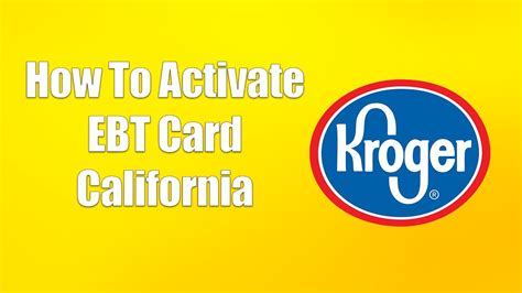 How To Add Ebt Card To Kroger Youtube