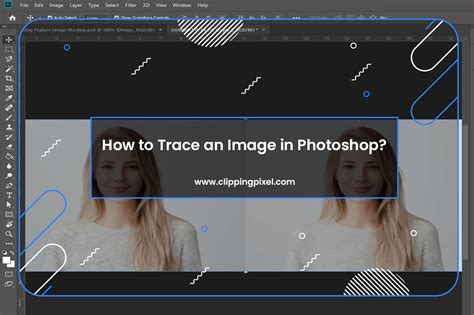 How to Trace an Image in Photoshop? | Clipping Pixel