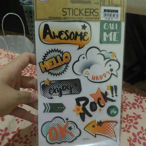 awesome stickers, Hobbies & Toys, Stationary & Craft, Craft Supplies ...