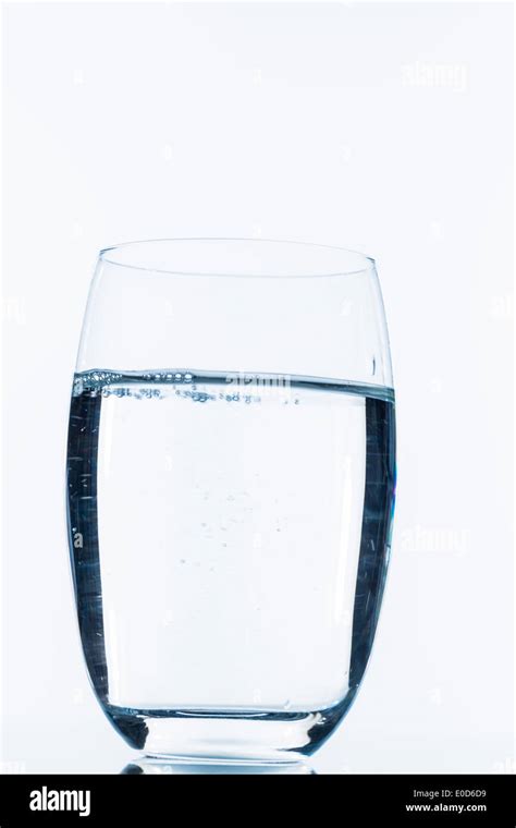 Glass With Water Symbolic Photo For Drinking Water Freshness Need