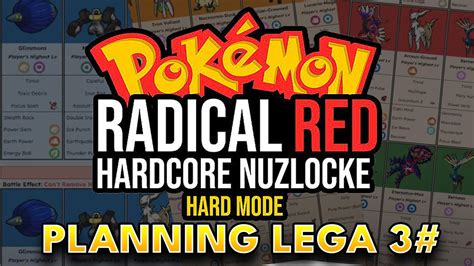 PLAN LEGA POKÉMON 3 su POKÉMON RADICAL RED HARDCORE NUZLOCKE HARD