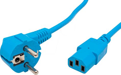 Nksk Bl Netzkabel Schutzkontaktstecker Gew M Blau C Bei