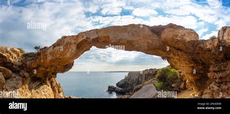 Sea caves Near Cape Greco Cyprus Stock Photo - Alamy