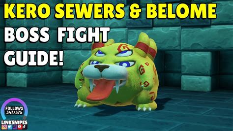 Super Mario Rpg Remake Kero Sewers And Belome Boss Fight Guide Youtube